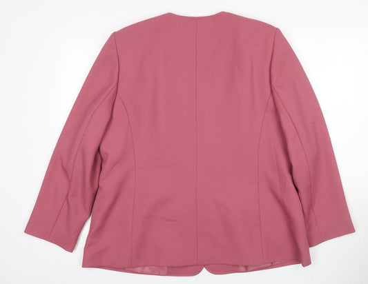 Womens UK Size 16 Eastex Regular Pink Blazer