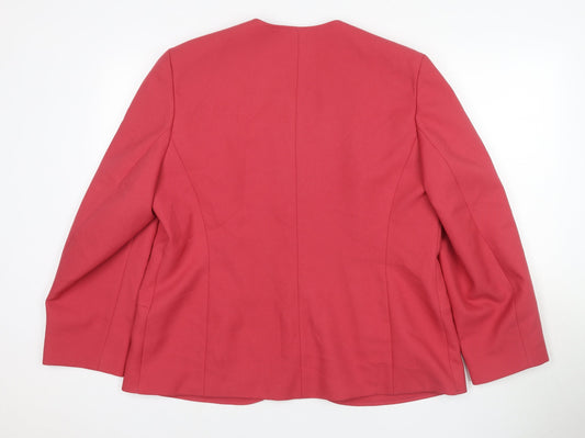 Eastex Women's Red Blazer Size 18, Regular Fit