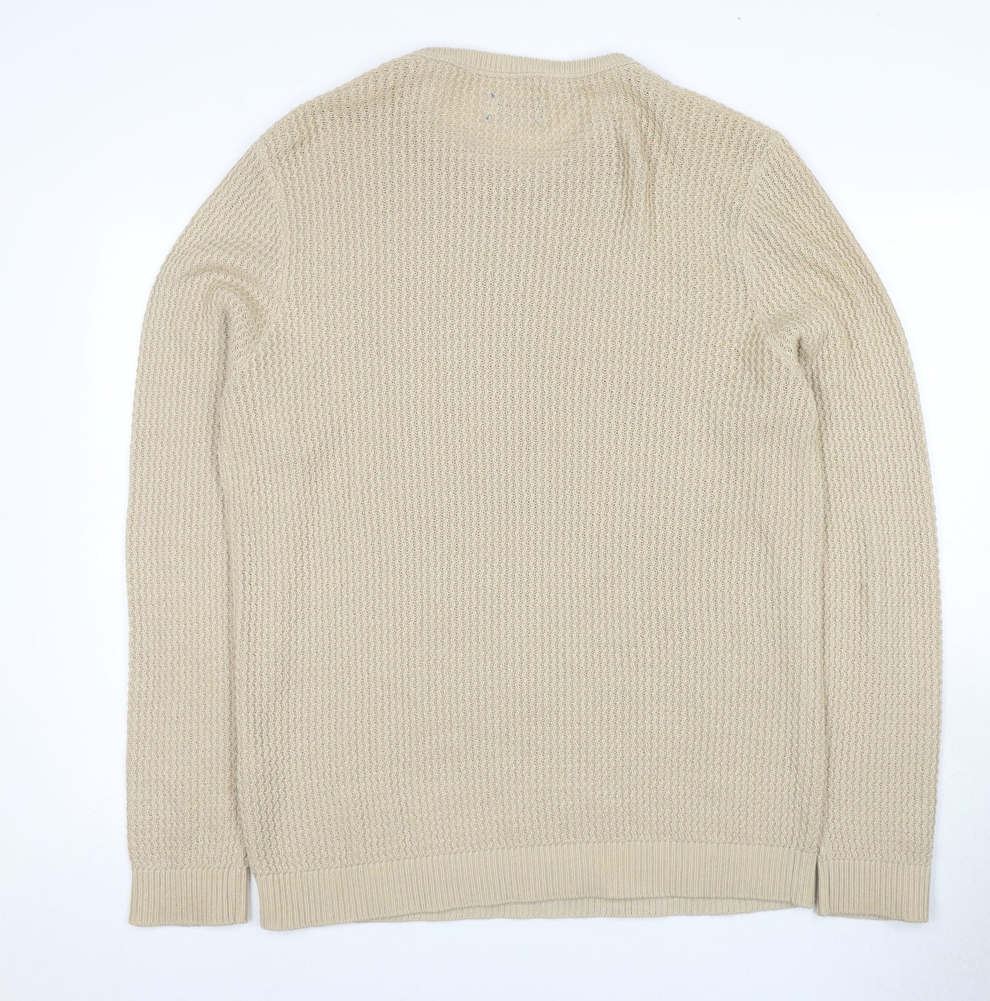 Jack & Jones Men's Beige 2XL Crew Neck Pullover Jumper