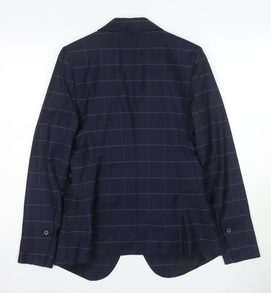Mens UK Size 36 JACK & JONES Regular Blue Suit Jacket
