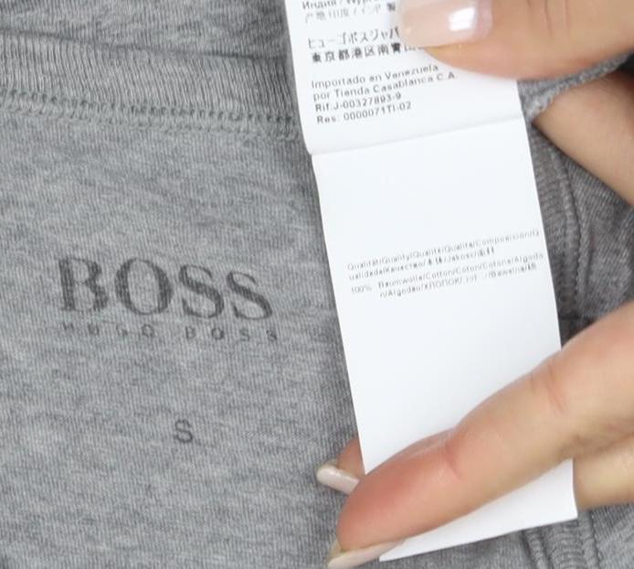 Mens UK Size S Boss Grey T-Shirt