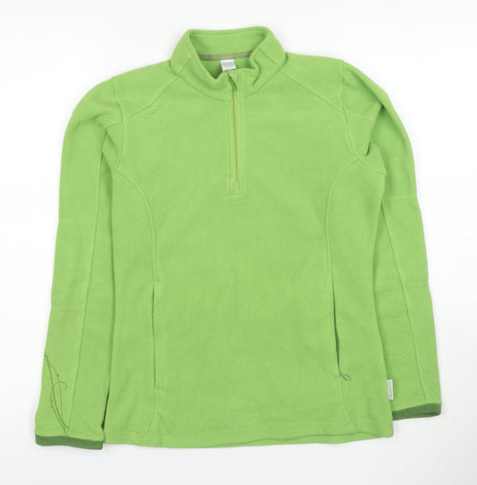 Womens UK Size XS DECATHLON Green Pullover Sweatshirt