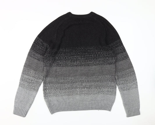Next Men's Grey Cable-Knit Pullover Jumper M