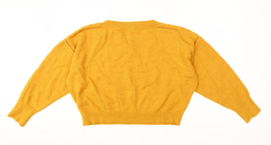 Oasis Women's Yellow XL Pullover Jumper