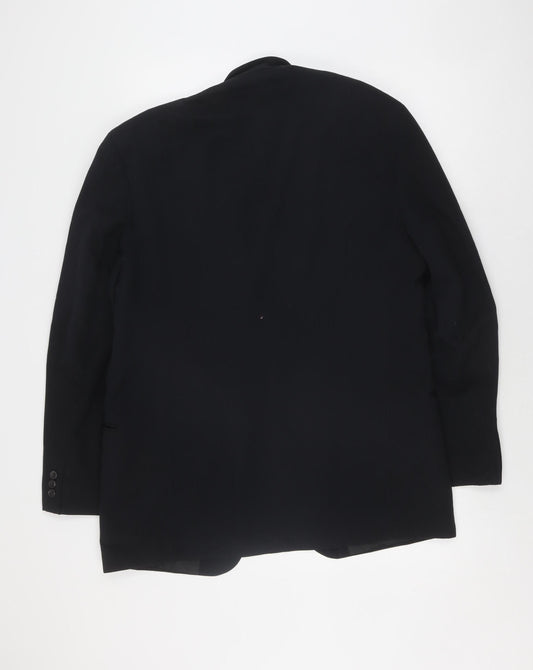 Mens UK Size 38 Willson Regular Black Suit Jacket