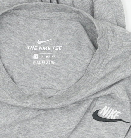 Nike Men's Grey XS T-Shirt - Short Sleeve, Crew Neck