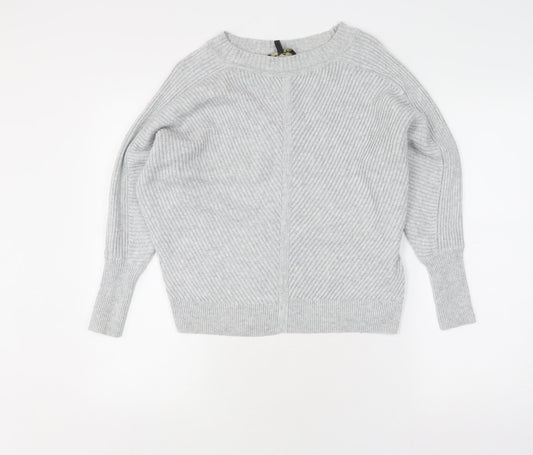 Womens UK Size XS Phase Eight Grey Pullover Jumper