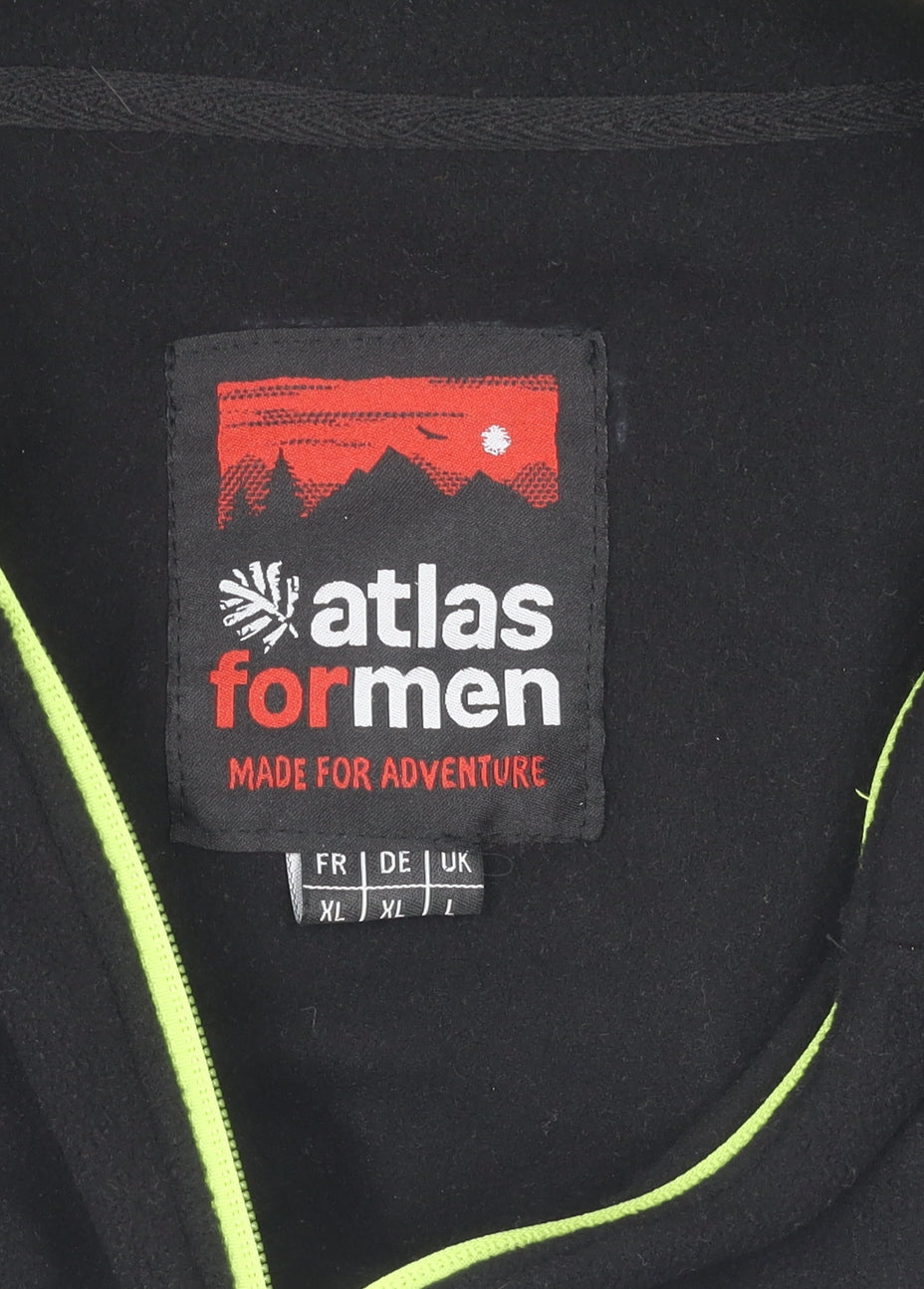 Atlas for Men Black Men's Fleece Jacket L