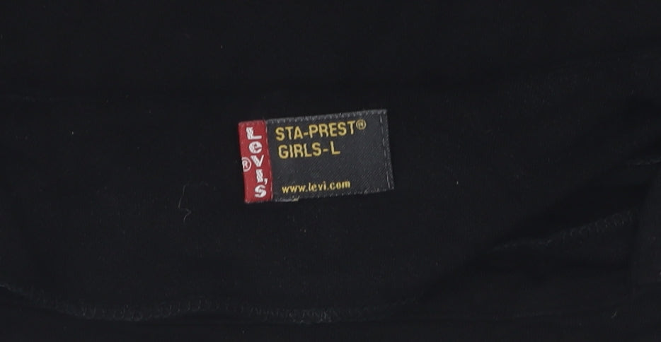 Teens UK Size 10 Levi's Black T-Shirt
