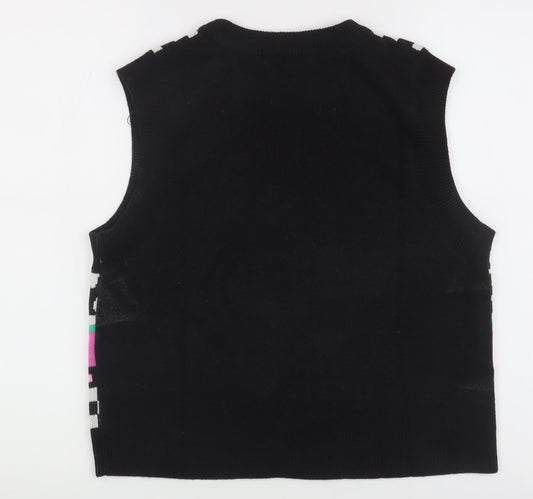 Womens UK Size S H&M Multicoloured Vest Jumper