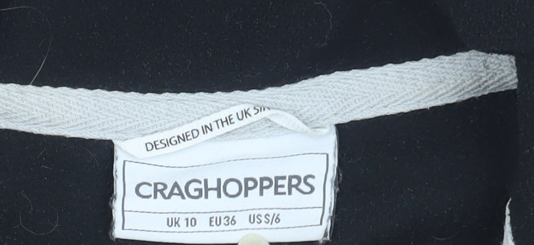Craghoppers Women's Black Fleece Pullover Sweatshirt Size 10