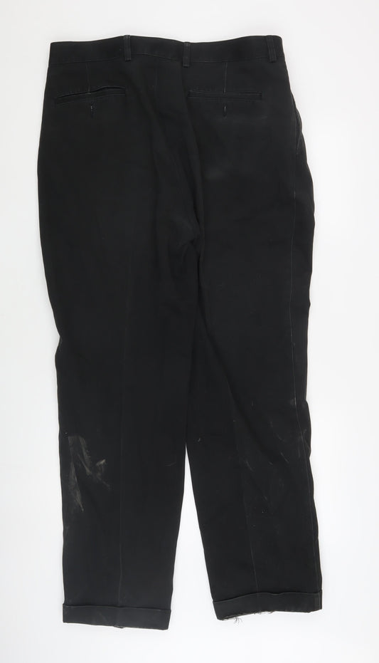 Debenhams Black Casual Trousers, Men's Size 38
