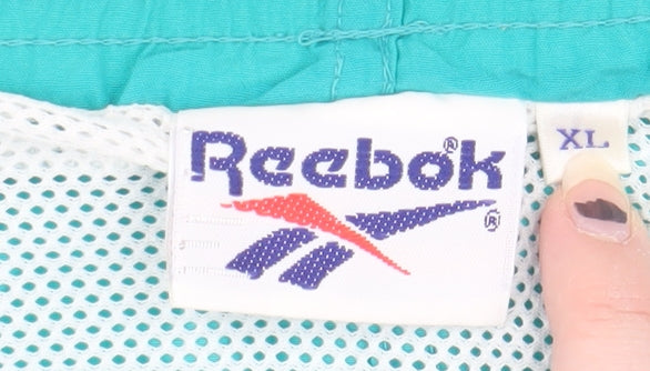 Reebok Men's Blue XL Swim Shorts with Mesh Lining