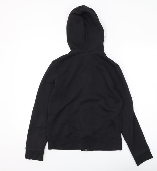 adidas Women Black Full Zip Hoodie Size M