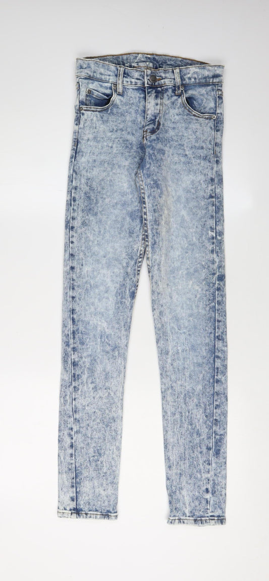 Womens UK Size 4 Cheap Monday Slim Fit Skinny Blue Jeans