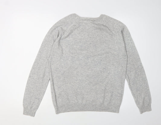 Dorothy Perkins Women's Grey Sequin Pullover Jumper Size 12