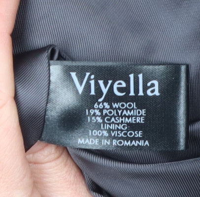 Womens UK Size 12 Viyella Brown Overcoat