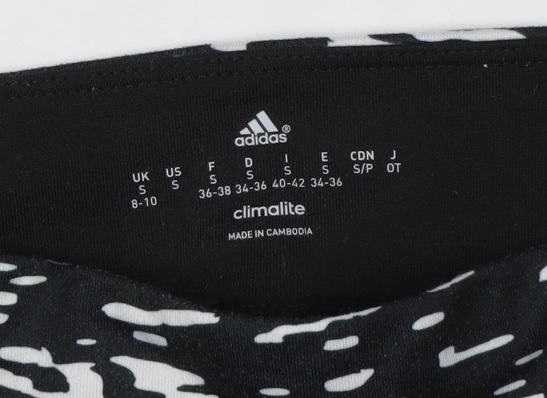 Adidas Women's Black Geometric Leggings S