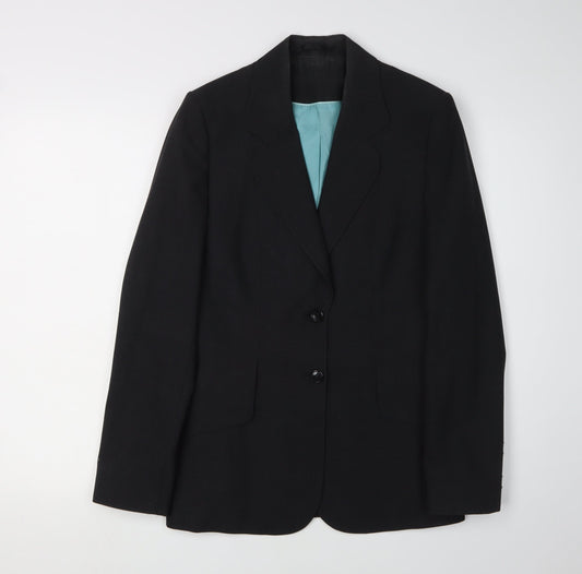 Womens UK Size 10 Austin Reed Regular Black Blazer