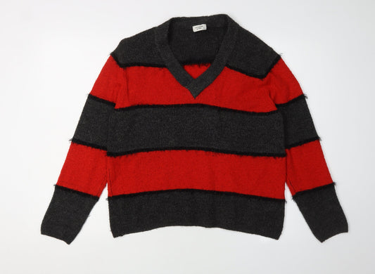 Womens UK Size S JACQUELINE de YONG Multicoloured Pullover Jumper