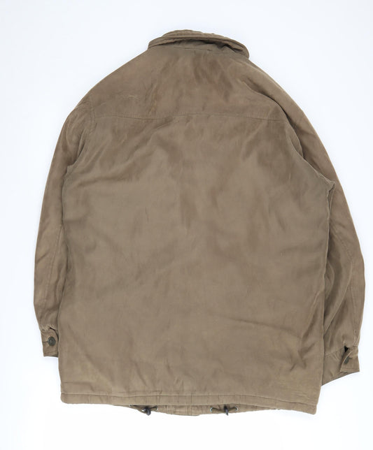 B.S.M. Men's Brown Jacket 38 in Regular Fit