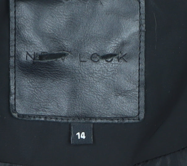 Womens UK Size 14 New Look Black Puffer Jacket