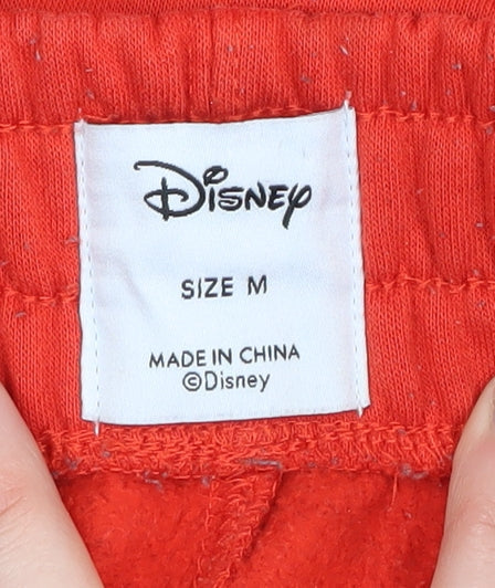 Disney Women's Red Jogger Trousers, Size M, Fun Theme