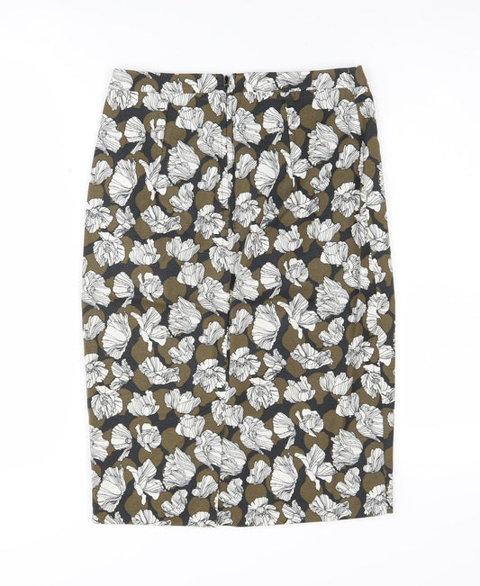 Womens UK Size 6 Jigsaw Straight & Pencil Jersey Skirt