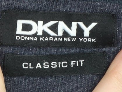 Mens UK Size L DKNY Black Pullover Sweatshirt