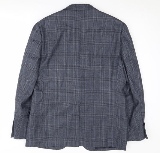 Mens UK Size 40 Jaeger Regular Grey Suit Jacket