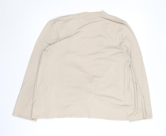 Womens UK Size M Viyella Beige Wrap Jumper