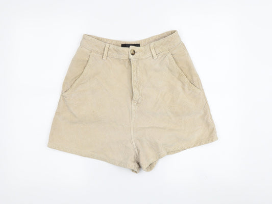 Womens UK Size 7 Zara Regular Fit Chino Shorts