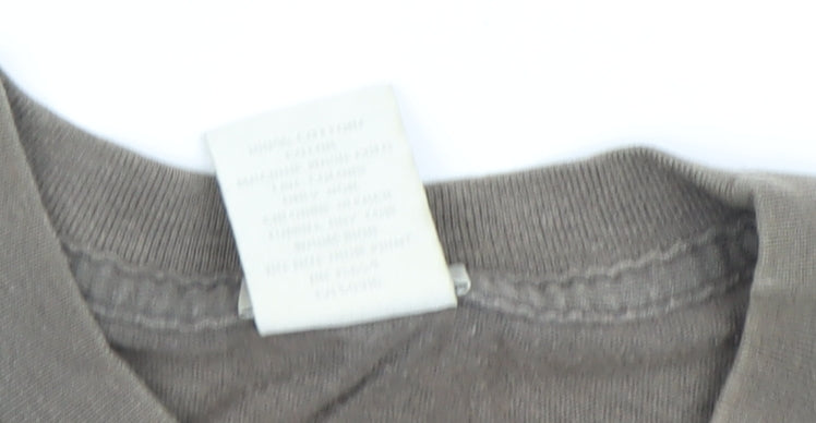 Abercrombie & Fitch Men's Brown Graphic T-Shirt Size M