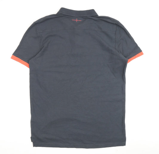 Umbro Men's Grey Rugby Polo Shirt, Size M, Casual Sportswear