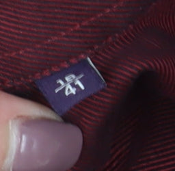 Savoy Taylors Guild Men's Red Slim Fit Dress Shirt