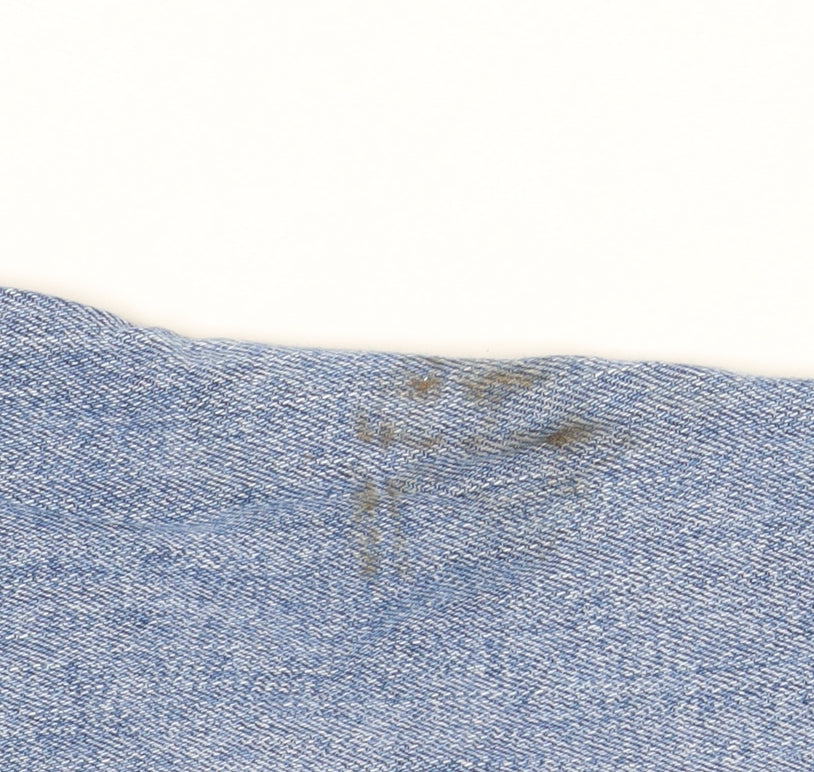 Marks and Spencer Men’s Light Blue Straight Jeans