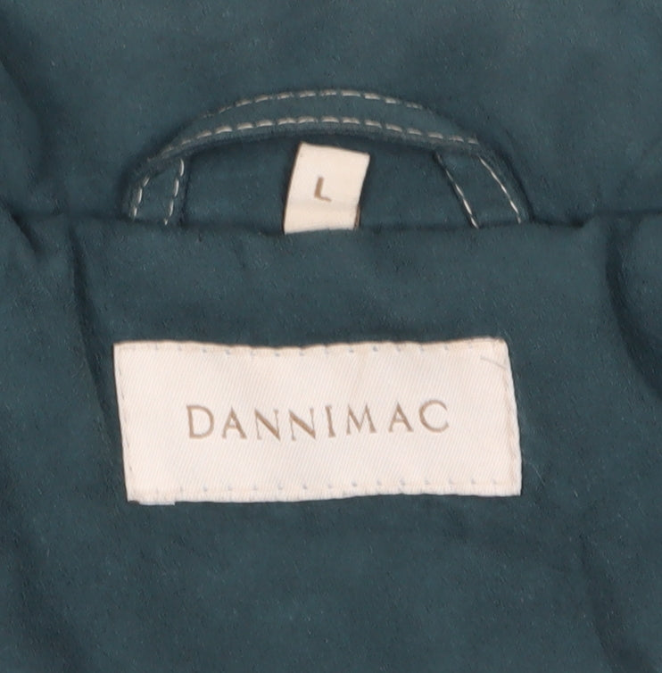 Womens UK Size L Dannimac Green Overcoat