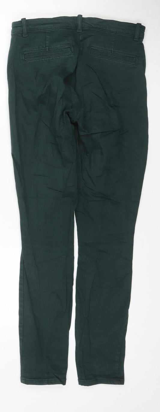 Womens UK Size 4 Gap Regular Fit Skinny Green Jeans