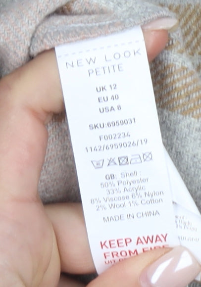 Womens UK Size 12 New Look Multicoloured Basic Jacket