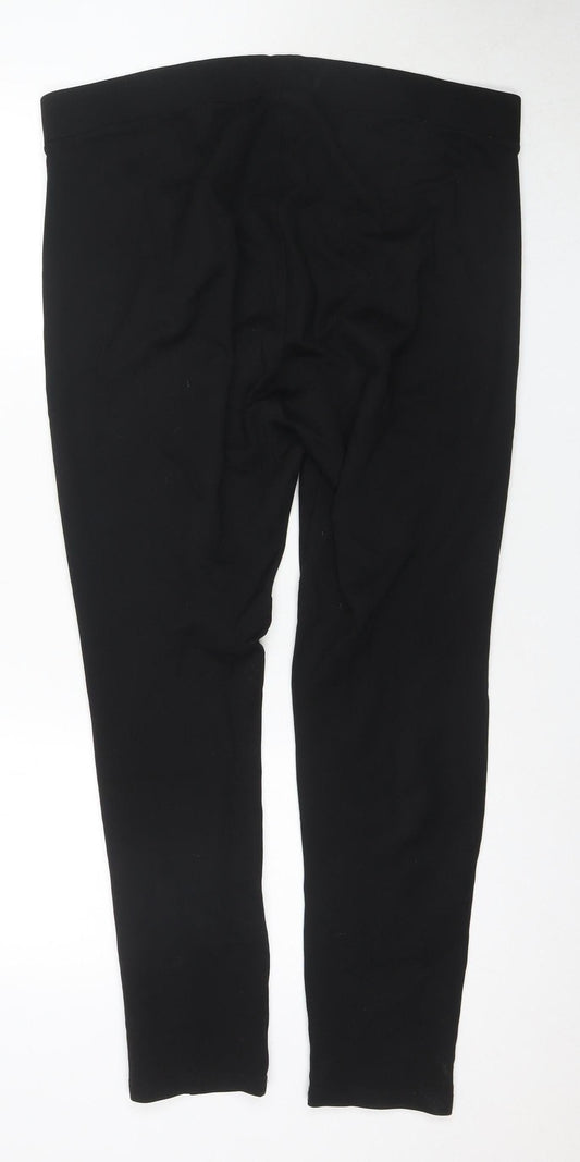 Womens UK Size XL Wallis Regular Fit Jegging Black Trousers