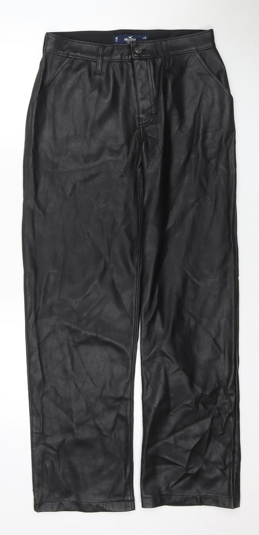 Womens UK Size 29 Hollister Black Trousers