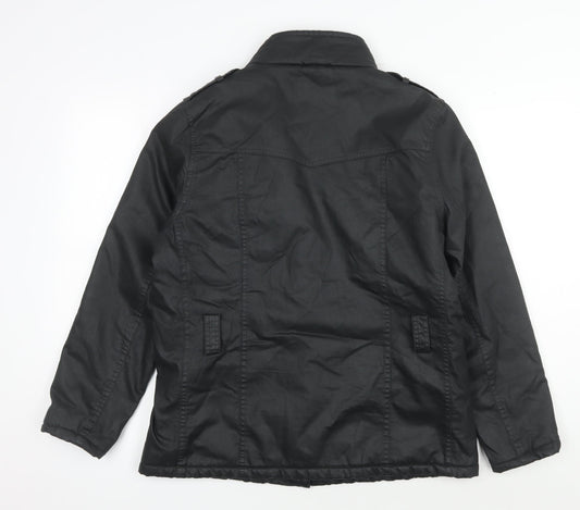 Womens UK Size 14 Marks and Spencer Black Motorcycle Jacket