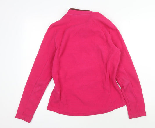Decathlon Women's Pink Fleece Sweatshirt M