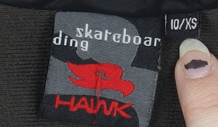 Hawk Unisex Adults Black Grey XS Windbreaker Jacket