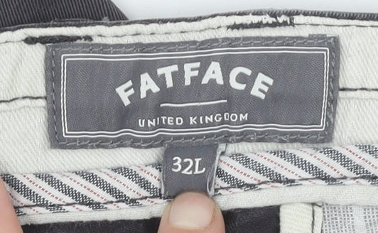 FatFace Men's Black 32L Chino Trousers