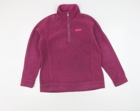 Womens UK Size 14 Craghoppers Purple Full Zip Sweatshirt
