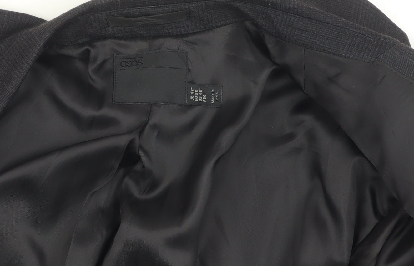 ASOS Men's Black Blazer 46 - Classic Formal Style