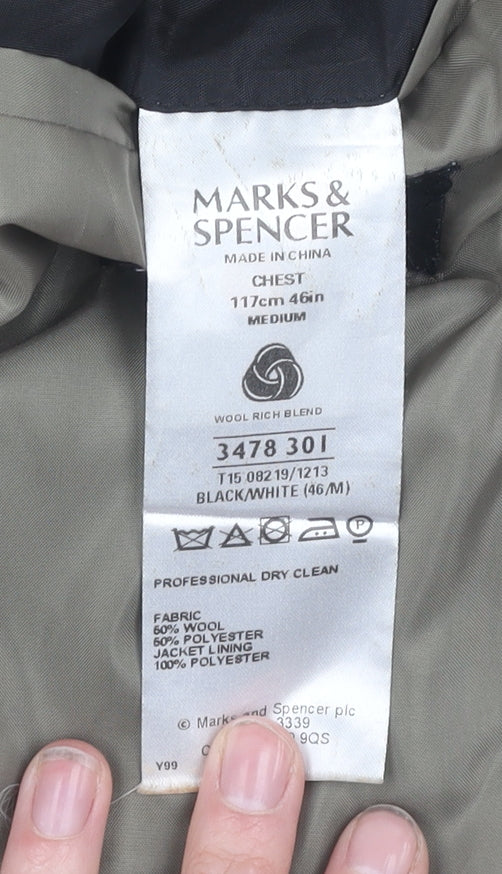 Mens UK Size 46 Marks and Spencer Regular Grey Suit Jacket