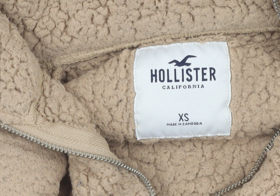 Hollister Women's Beige Pullover Hoodie XS