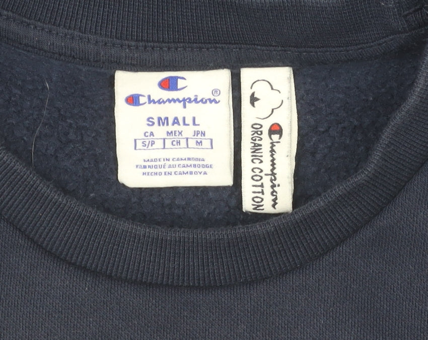 Unisex Adults UK Size S Champion Blue Pullover Sweatshirt